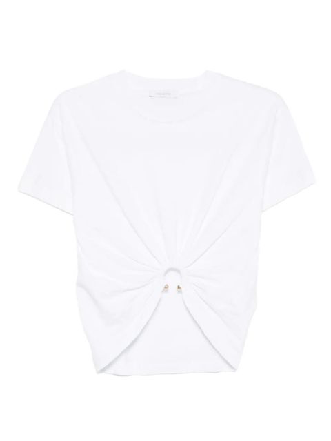Rabanne ring-detail T-shirt - White - zdjęcie produktu nr 1