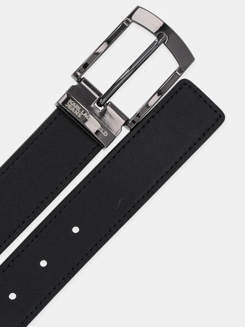 Karl Lagerfeld Jeans pasek kolor czarny A1M33134 - zdjęcie produktu nr 2