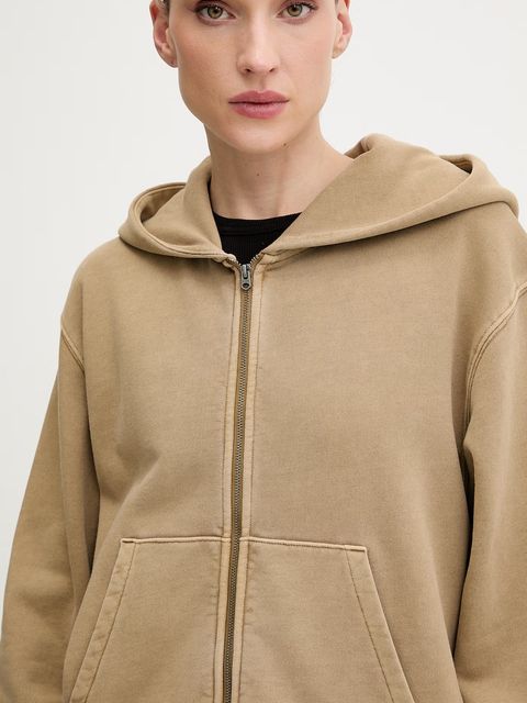 G-Star bluza bawełniana Washed hdd zip relaxed