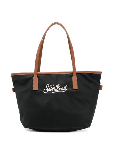 MC2 Saint Barth medium City embroidered tote bag - Black - zdjęcie produktu nr 1