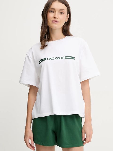 Lacoste piżama damska kolor biały 4F5883 - zdjęcie produktu nr 1