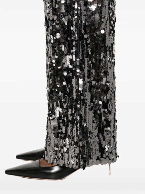 Weekend Max Mara sequin-embellished trousers - Black