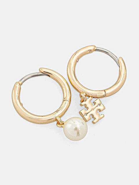 Tory Burch kolczyki pozłacane Kira Mismatched 176768-782 - zdjęcie produktu nr 2