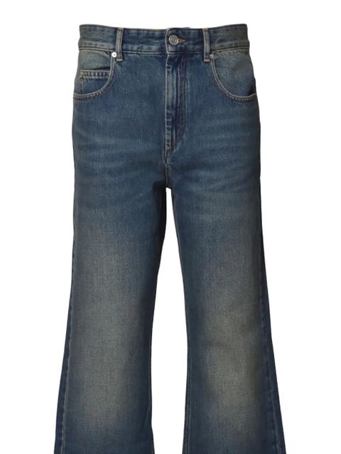 ISABEL MARANT logo-patch jeans - Blue