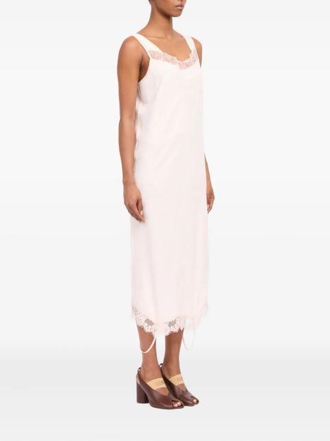 MM6 Maison Margiela lace midi dress - Pink