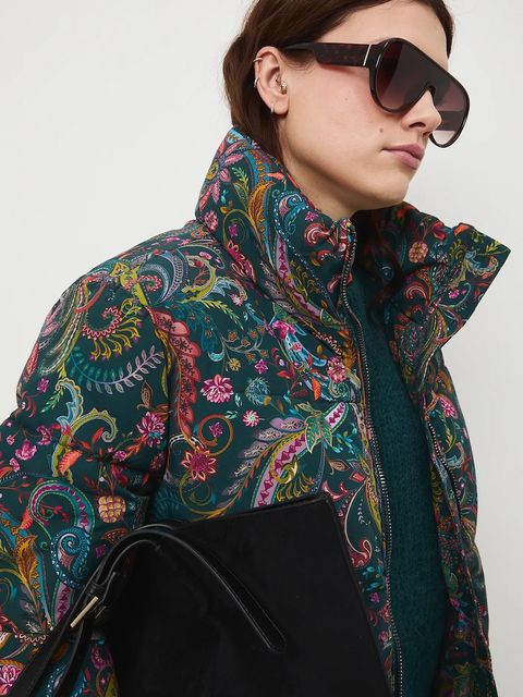 Medicine kurtka damska kolor multicolor zimowa oversize