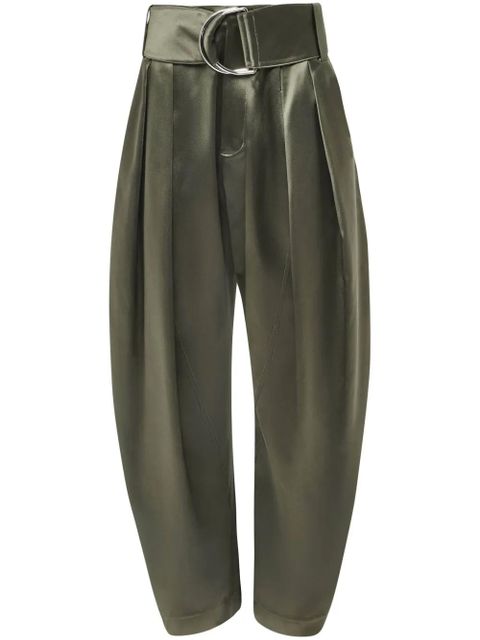 JW Anderson pleated trousers - Green - zdjęcie produktu nr 1