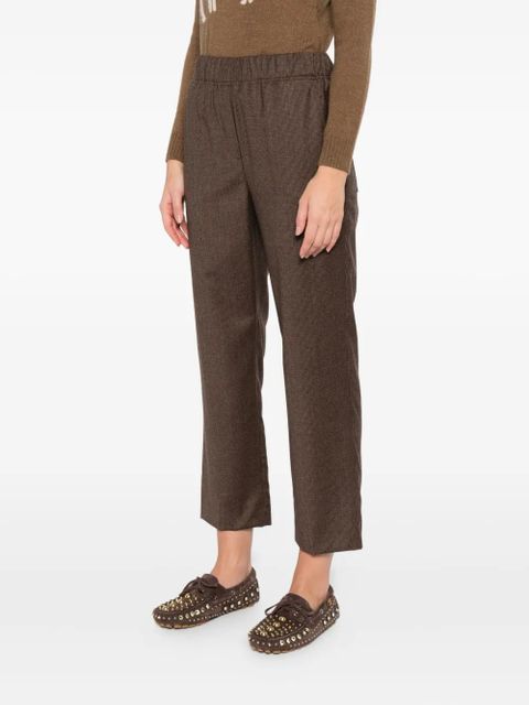 Max Mara elasticated-waist trousers - Brown