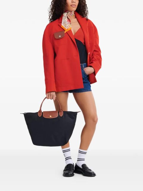 Longchamp medium Le Pliage tote bag - Black - zdjęcie produktu nr 2