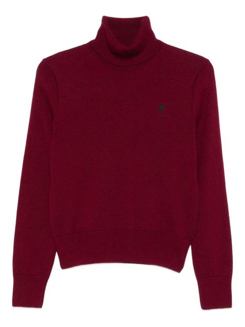 AMI Paris turtleneck sweater - Red - zdjęcie produktu nr 1