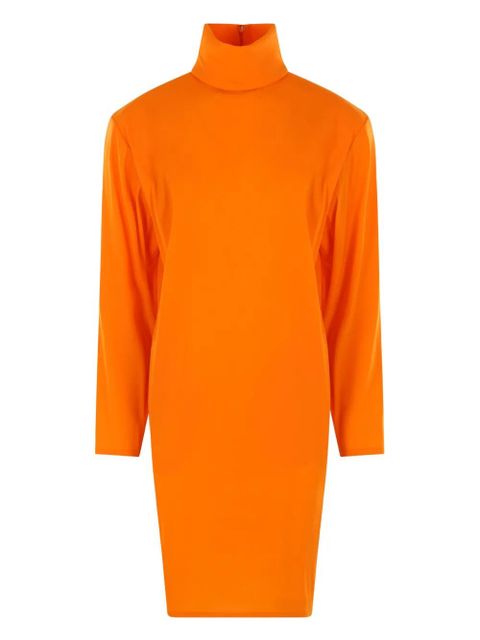 Saint Laurent zip-fastening long-sleeved dress - Orange - zdjęcie produktu nr 1