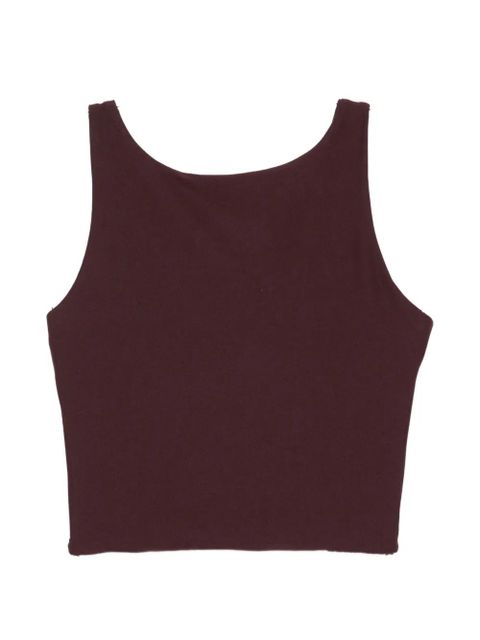 Magda Butrym floral-appliqué bikini top - Red - zdjęcie produktu nr 2