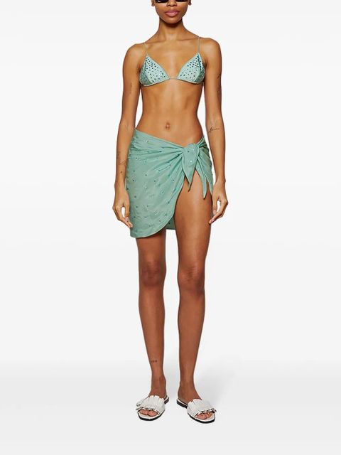 Oséree Gem crystal-embellished bikini - Green