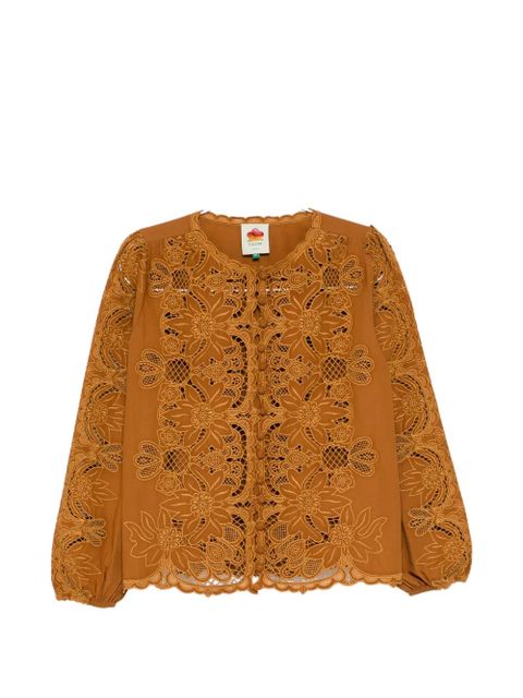 FARM Rio Camel Richelieu top - Brown - zdjęcie produktu nr 1