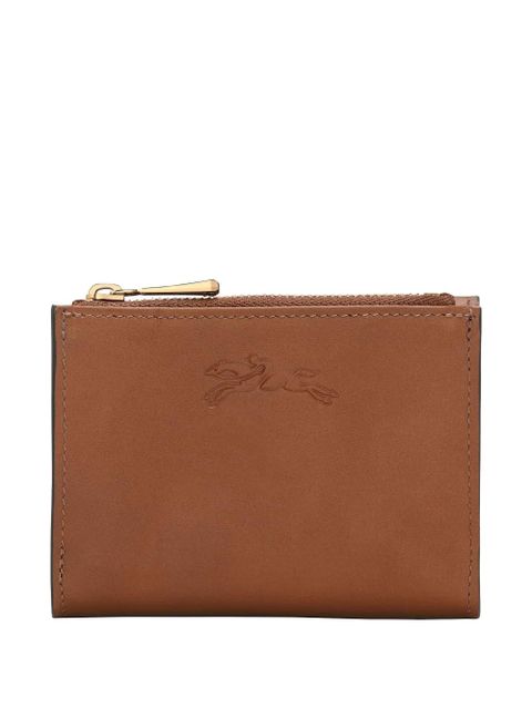 Longchamp Épure leather zip wallet - Brown