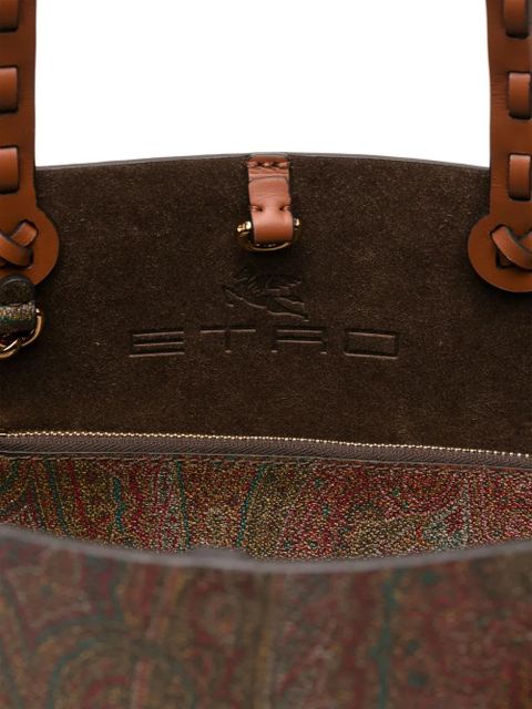 ETRO paisley-print tote bag - Brown