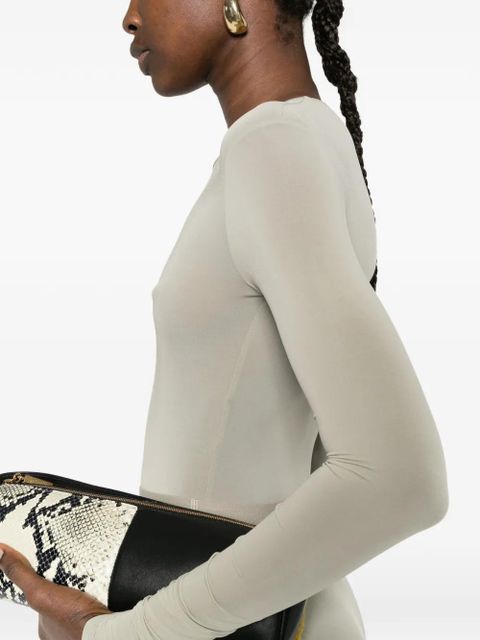 WARDROBE.NYC sheer bodysuit - Neutrals