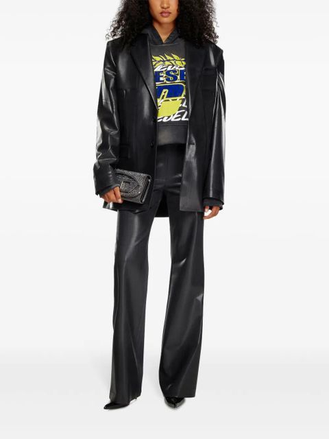 Diesel mid-rise flared trousers - Black - zdjęcie produktu nr 2