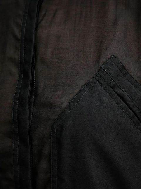 PINKO mock-neck long-sleeves shirt - Black