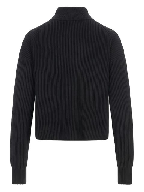 Max Mara ribbed funnel-neck sweater - Black - zdjęcie produktu nr 2