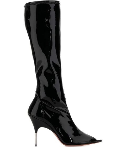 Amina Muaddi Bruna heel boots - Black - zdjęcie produktu nr 1