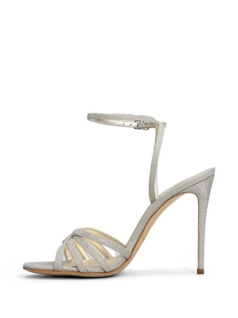 Casadei Julia Solar Eclipse sandals - Silver