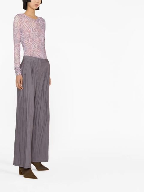 OUR LEGACY Serene crinkled trousers - Purple - zdjęcie produktu nr 2