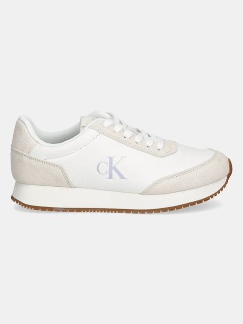 Calvin Klein Jeans sneakersy skórzane RUNNER LACEUP LOW MIX MG - zdjęcie produktu nr 2
