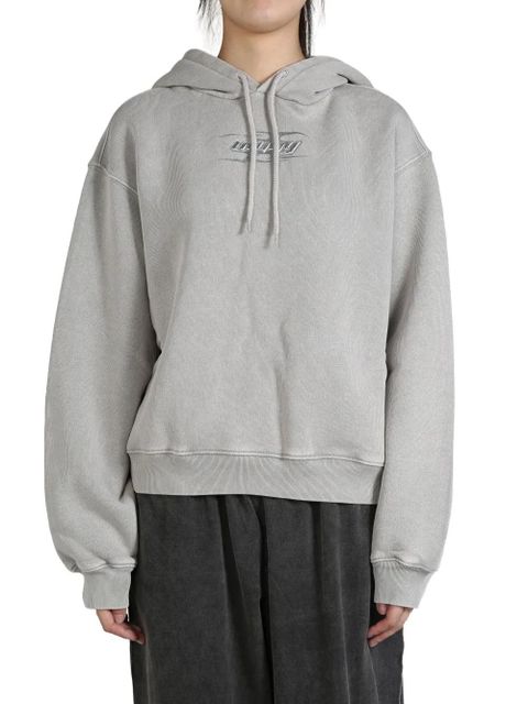 Alexander Wang logo-embroidered hoodie - Grey - zdjęcie produktu nr 1