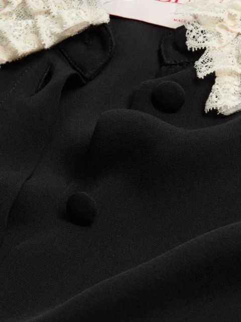 Valentino Garavani georgette shirt - Black