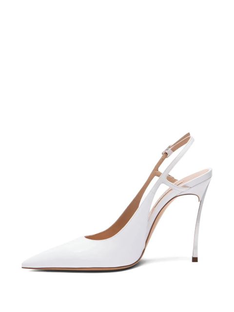 Casadei point-toe heeled pumps - White