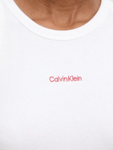 Calvin Klein Underwear piżama damska kolor biały LV00QS7580