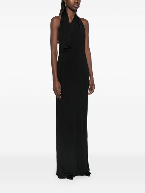 KHAITE Roza maxi dress - Black