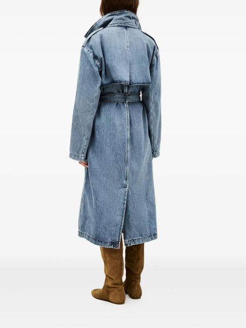 Ba&Sh Tresca belted double-breasted coat - Blue