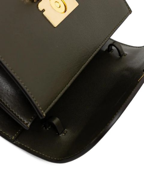 Victoria Beckham gold-tone-hardware cross-body bag - Green