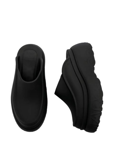 Marc Jacobs x Melissa logo-embossed mules - Black