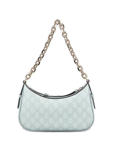 Gucci chain-strap logo-motif shoulder bag - Blue - zdjęcie produktu nr 2