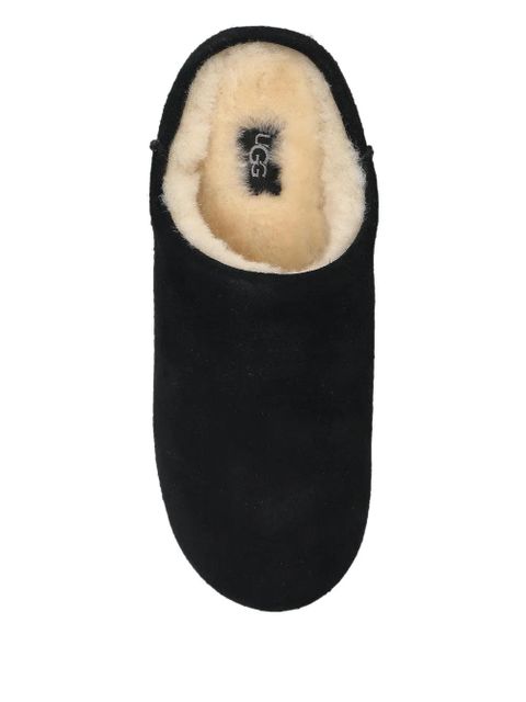 UGG suede sheepskin slippers - Black