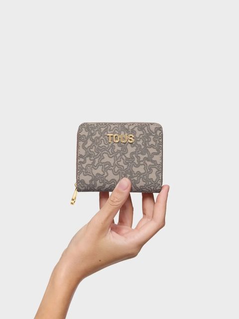 Tous portfel KAOS MINI LINES damski kolor szary 2002184144