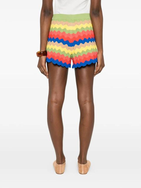 Simon Miller wave scalloped shorts - Green