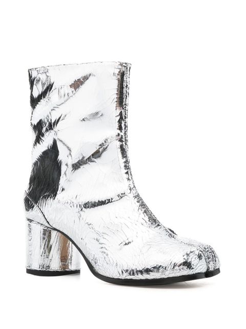 Maison Margiela Tabi 60mm mirror-effect ankle boots - Silver - zdjęcie produktu nr 2