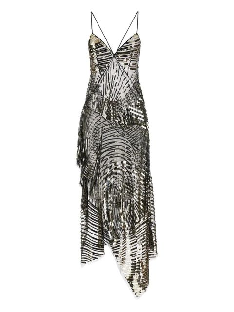 PUCCI sequin-embroidered asymmetric dress - Black - zdjęcie produktu nr 1