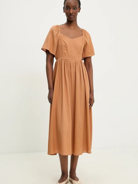 Answear.LAB sukienka z lnem - zdjęcie produktu nr 1