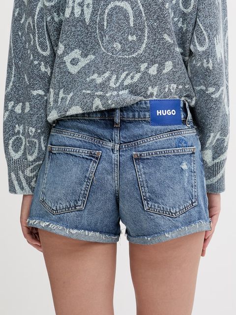 HUGO szorty damskie jeansowe Galimon_1_B - zdjęcie produktu nr 1