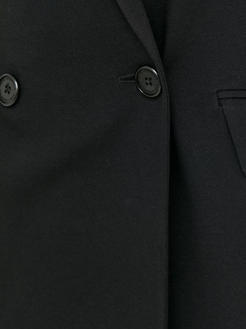 Karl Lagerfeld kamizelka kolor czarny dwurzędowa