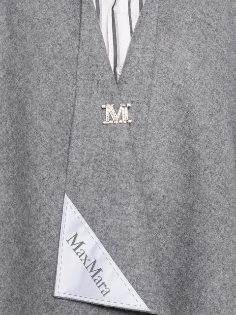 Max Mara open-front cape - Grey