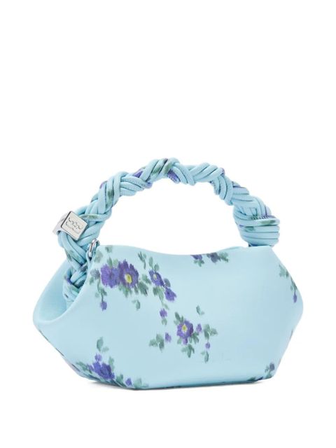 GANNI mini Bou floral-print crossbody bag - Blue - zdjęcie produktu nr 2
