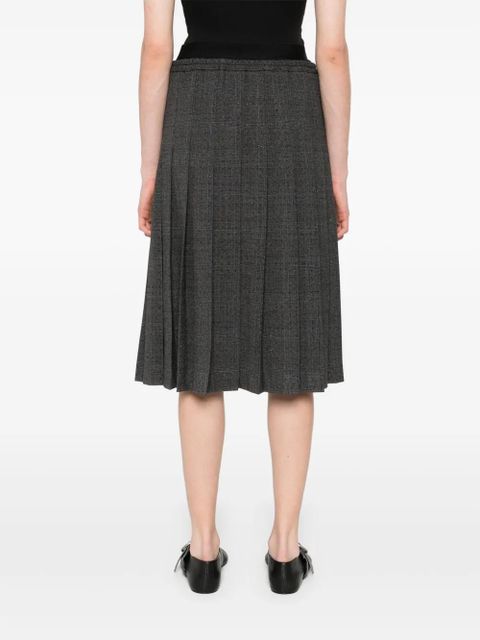 SANDRO pleated midi skirt - Grey