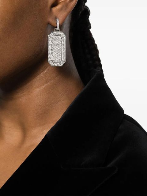 EÉRA 18kt white-gold Tokyo Big diamond earring - Silver