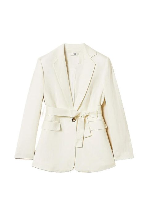 TWINSET belted blazer - White - zdjęcie produktu nr 1